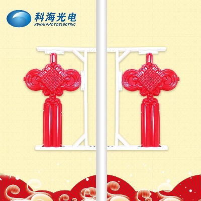 LED小中國結亞克力發(fā)光中國結燈喜慶裝飾亮化工程防水景觀路燈